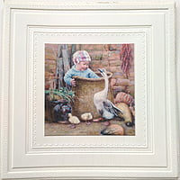 White Kid Wall Stickers Panel Self Adhesive