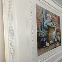 White Kid Wall Stickers Panel Self Adhesive