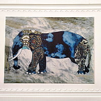 White Elephant Wall Stickers Panel Self Adhesive