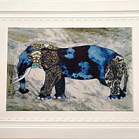 White Elephant Wall Stickers Panel Self Adhesive