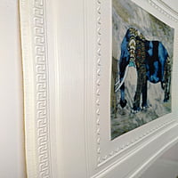 White Elephant Wall Stickers Panel Self Adhesive