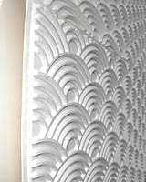 White Wifi Wall Stickers Panel Self Adhesive