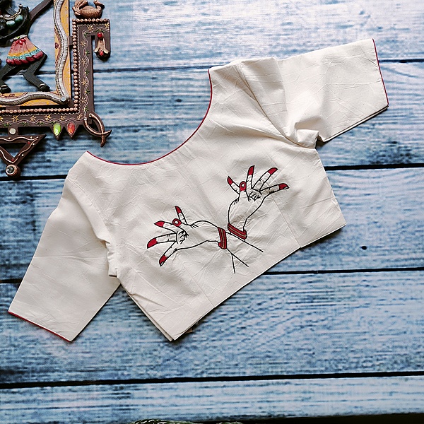 Mudra Alapadma Readymade Blouse