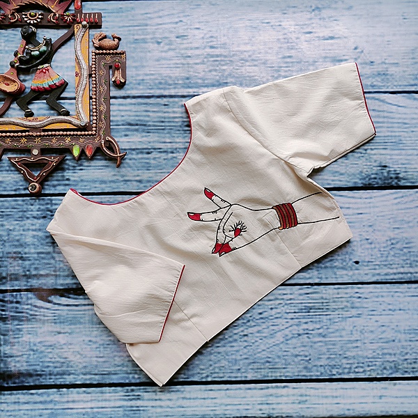 Mudra Bharamara Readymade Blouse