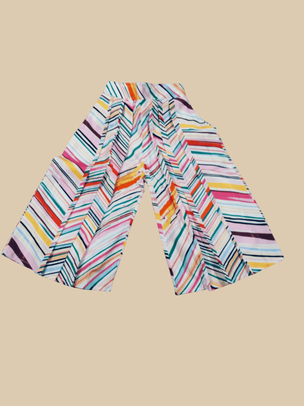 Rainbow Vibes Striped Shirt & Palazzo Set D.15.1229 B.1284
