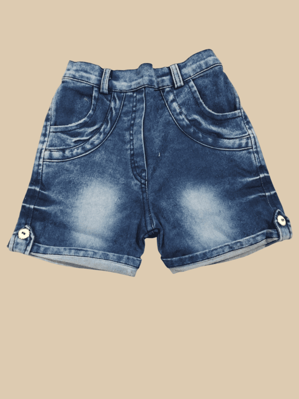 Trendy Baby Girl Floral Top & Denim Shorts Set ā Summer Casual Wear D.19.5108 B.1310