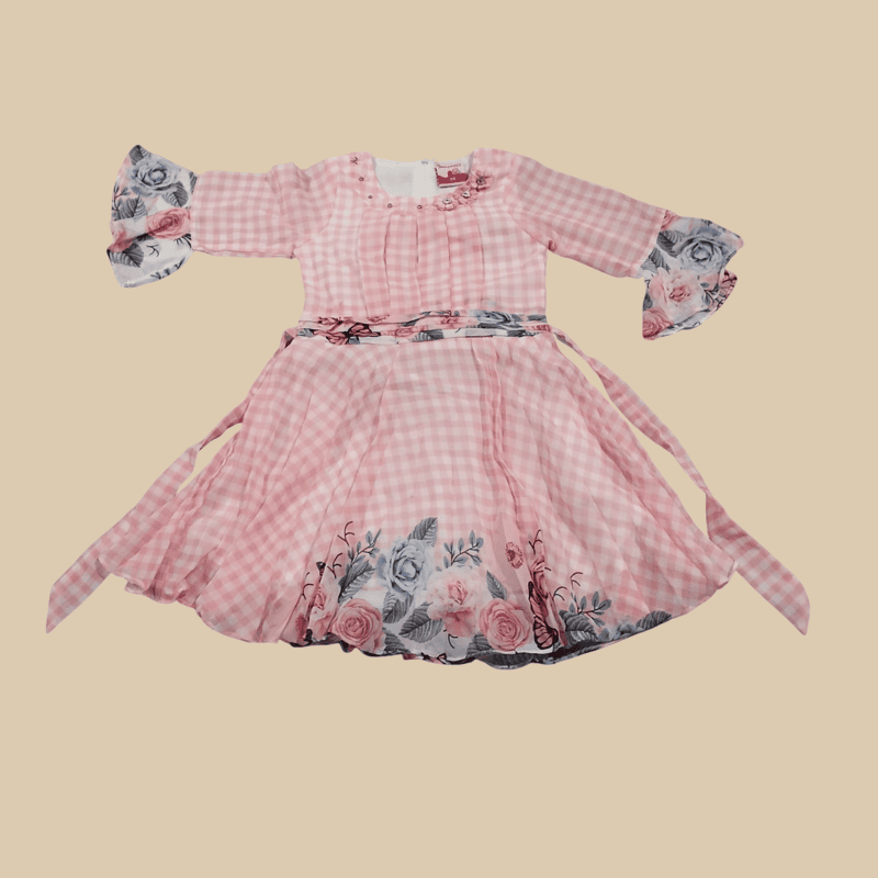 Floral Fantasy Girls Frock D.13.3184 B.1840
