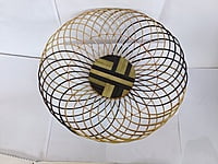 Handmade Round shaped Fruit basket made of bamboo || for home decor and keeping fruits || excellent finish and design