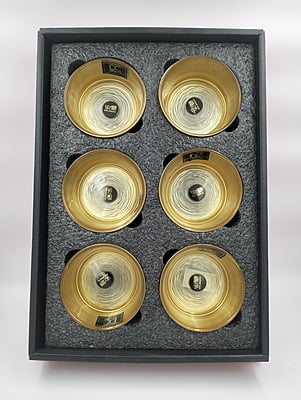 Turkis Bowl 6 Pcs Set Golden