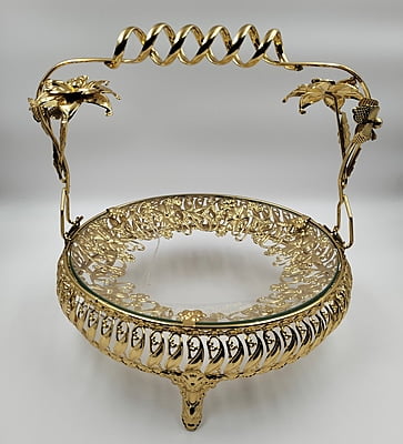 Tray With Handle Circle