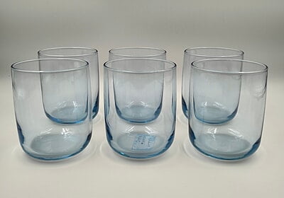 6 Pc. Glass Set Brown