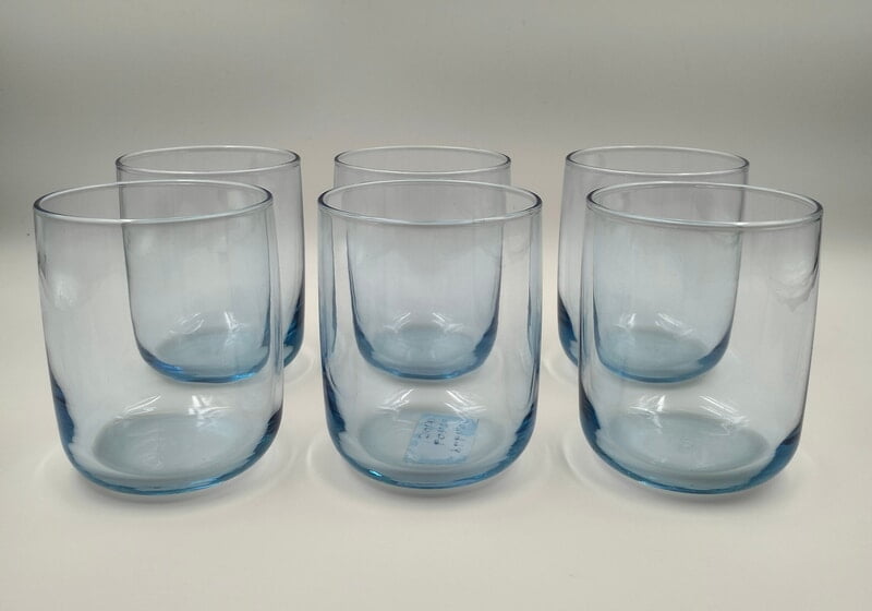 6 Pc. Glass Set Brown