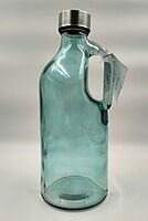Glass Water Bottle Green