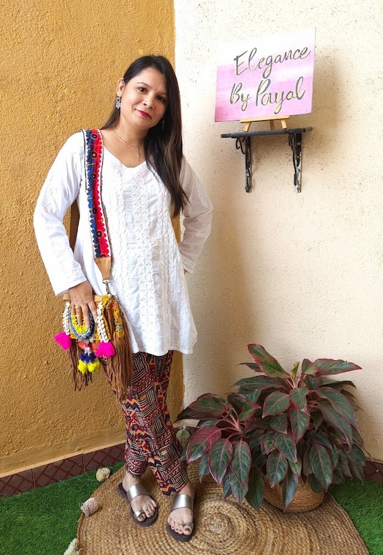 Cotton White Lakhnawi Chikankari Kurti