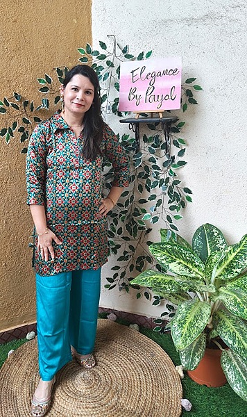 Masharoo Silk Co Ord Set Blue