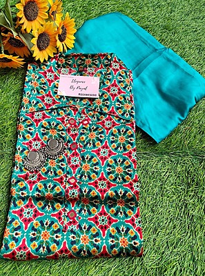 Masharoo Silk Co Ord Set Blue