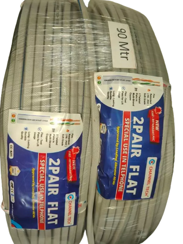 CHANNEL TECH LIFT CABLE CAT6 FOR IP CAMERA - 2 PAIR - MULTI STAND CABLE - 90 MTR