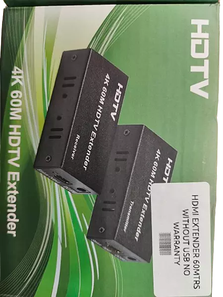 HDMI EXTENDER 60MTRS WITHOUT USB NO WARRANTY