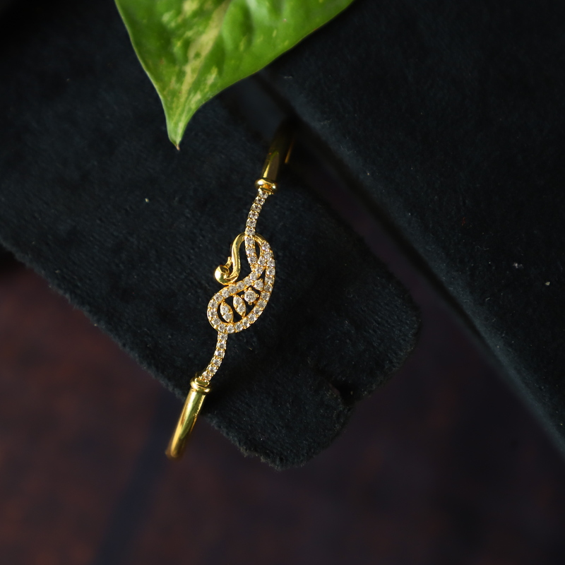 Peacock and jhumka style haram