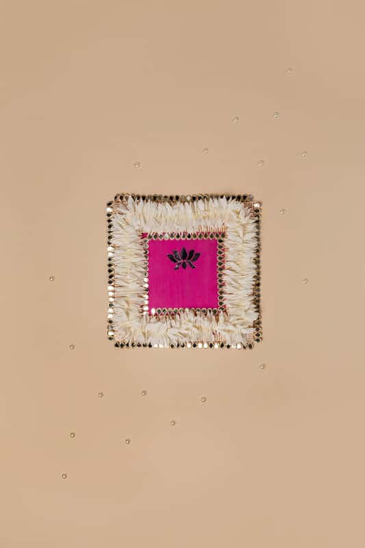 LOTUS MIRROR RANGOLI