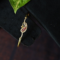 Peacock and jhumka style haram