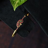 Peacock and jhumka style haram