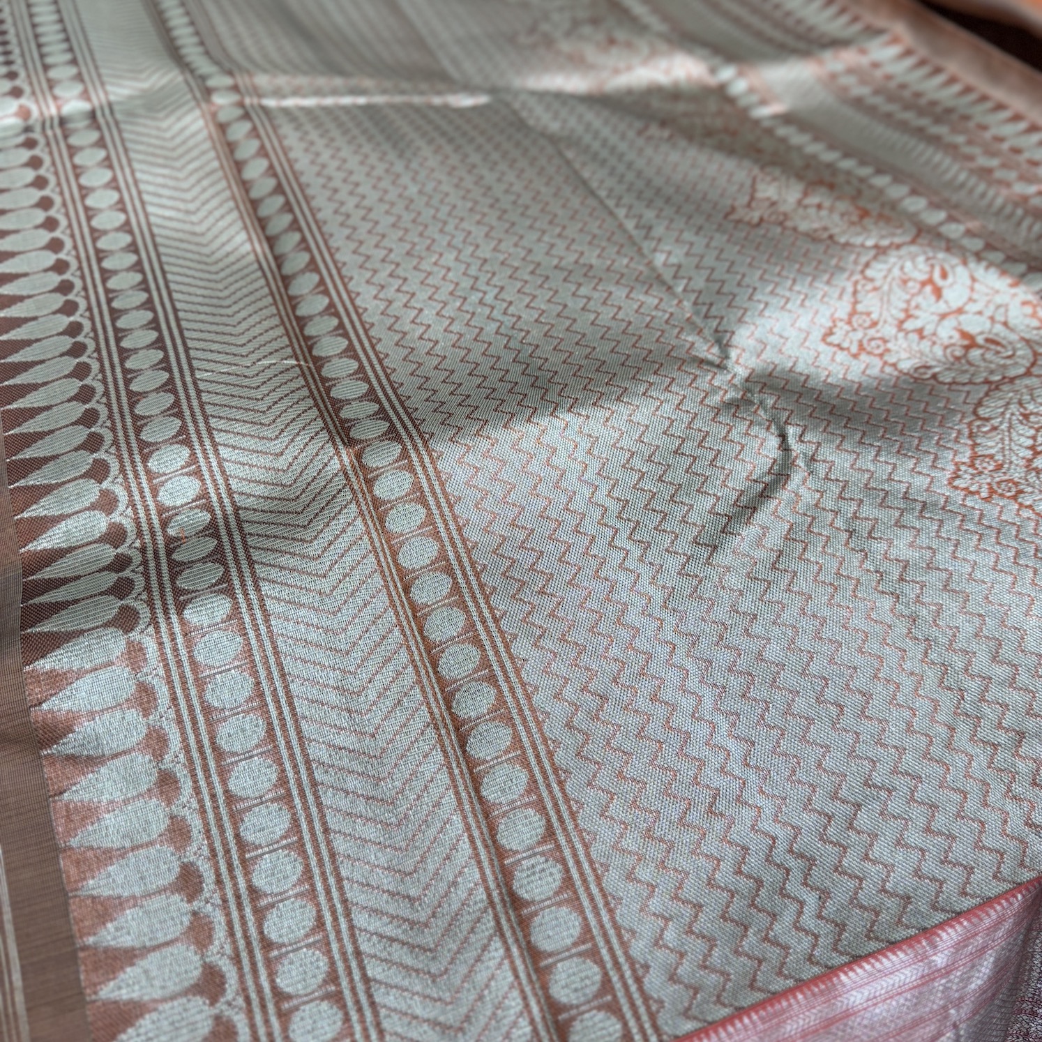 Madder Brown Kanchipuram Silk Saree