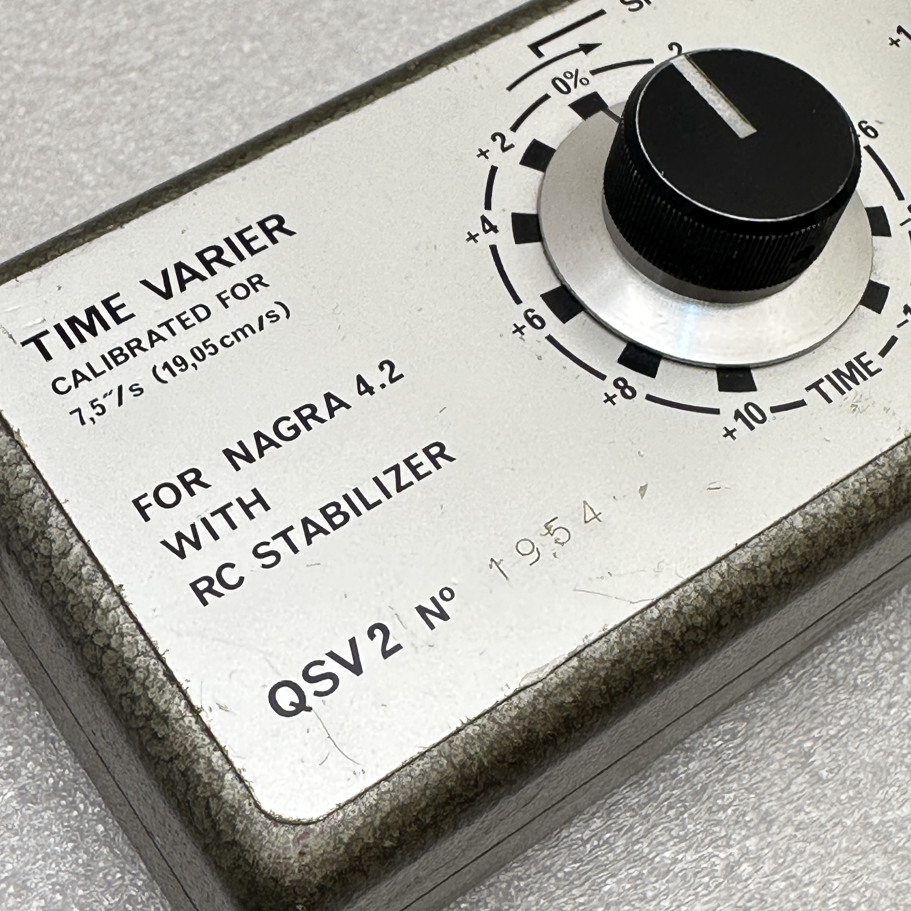 Nagra QSV-2 Speed Varier Unit – For Nagra 4.2 RTR Recorder (Used, Fully Working) - NAG-QSV-2