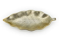 Magnolia Leaf Platter - Gold