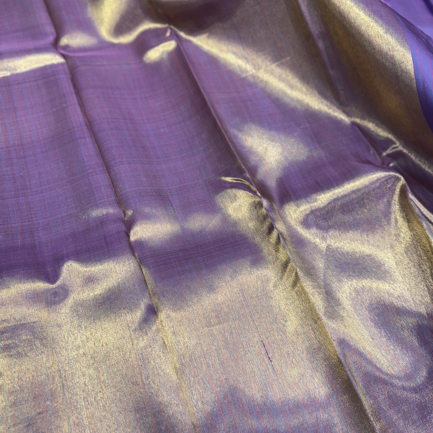 Ocean Blue and Mustard Yellow Kanchipuram Silk Saree