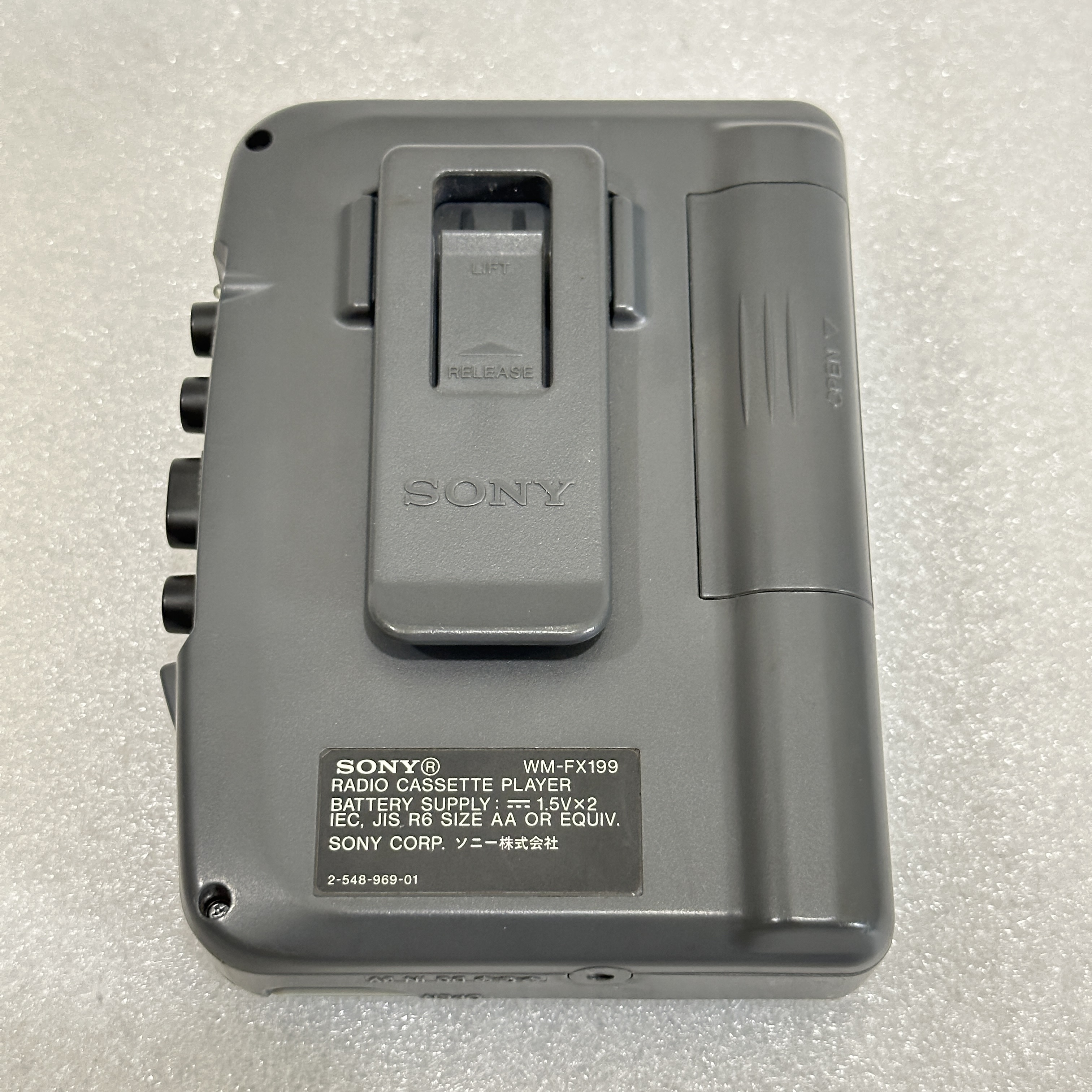 SONY - Stereo Cassette Walkman Blue - FM/AM - WM-FX199-B SONY - Stereo Cassette Walkman Blue - FM/AM - WM-FX199-B