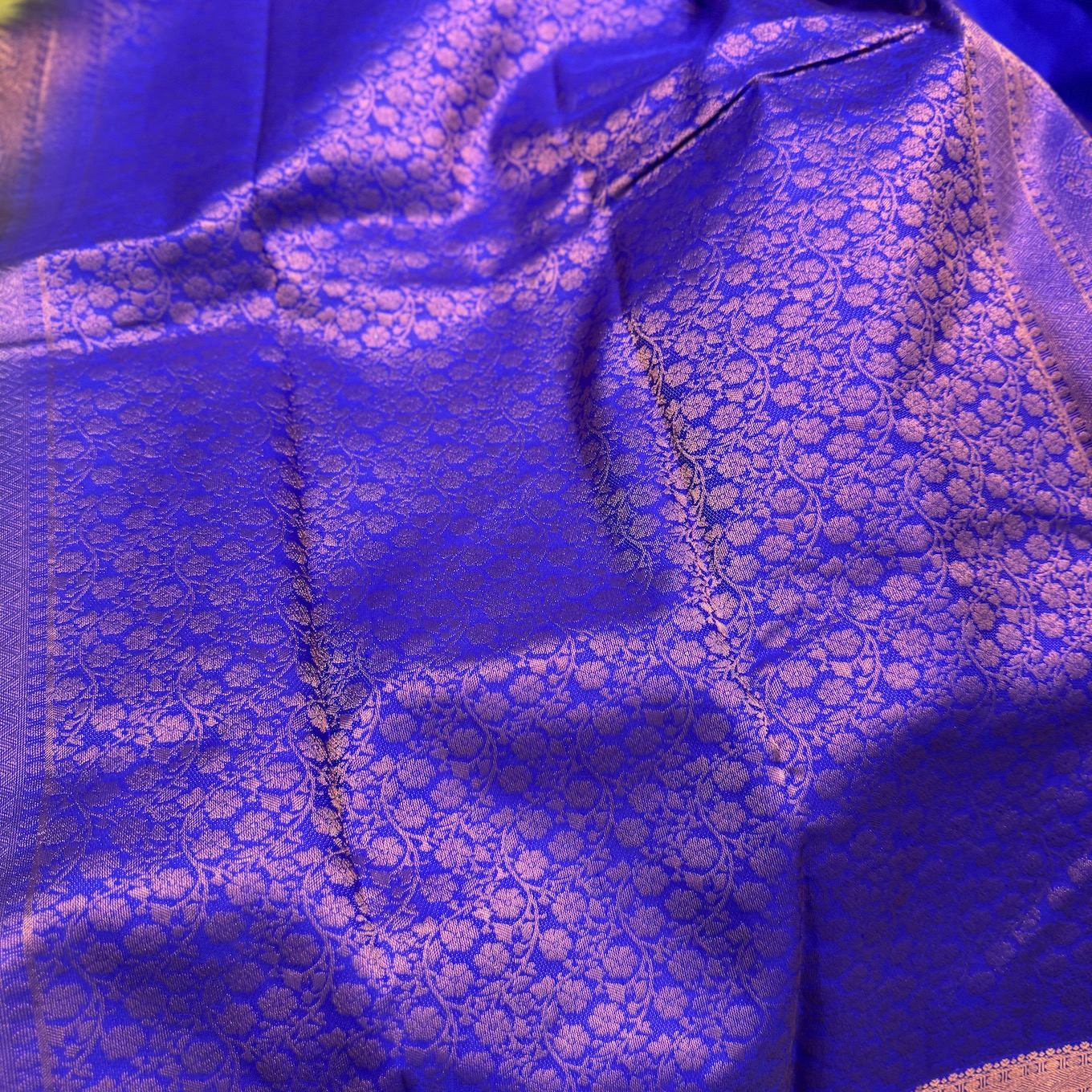 Fern Green Kanchipuram Silk Saree