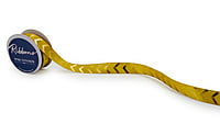 Gold Foil Chevron Satin Ribbon