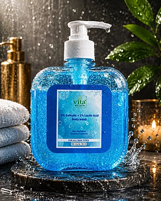 Vita Regain Exfoliating Body Wash | Exfoliating AHA + BHA Cleanser