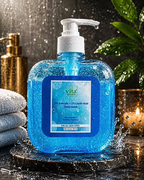 Vita Regain Exfoliating Body Wash | Exfoliating AHA + BHA Cleanser
