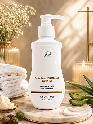 Vita Regain Exfoliating Body Lotion | Smooth, Hydrate & Brighten | AHA + BHA