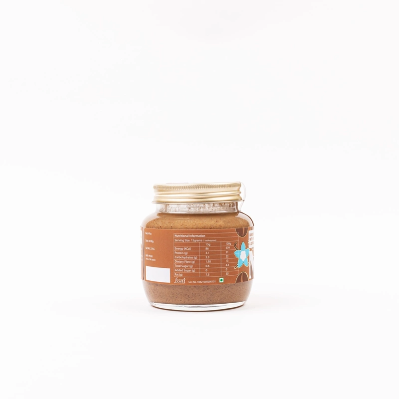 Almond Butter With Vanilla Bean & Espresso 275 Gms - The Mindful Pantry
