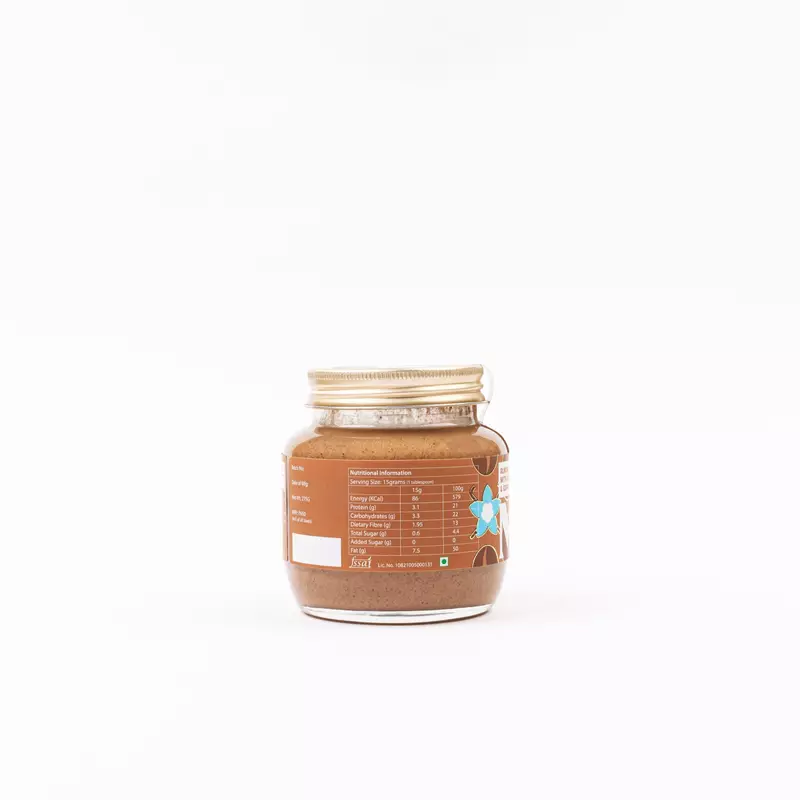 Almond Butter With Vanilla Bean & Espresso 275 Gms - The Mindful Pantry