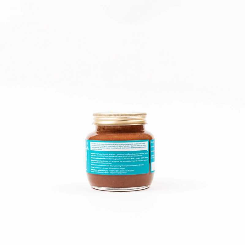 Almond Butter With Banana & Chocolate 275 Gms - The Mindful Pantry