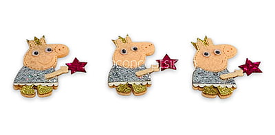 Peppa Pig Accessory - Blue, Gold & Pink