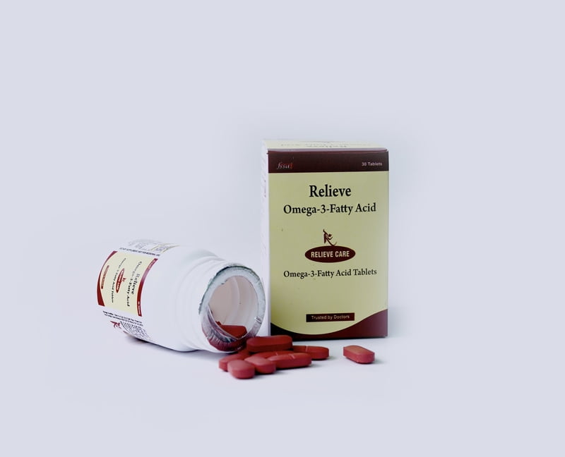 Relieve Omega 3 Fatty Acids Tablets