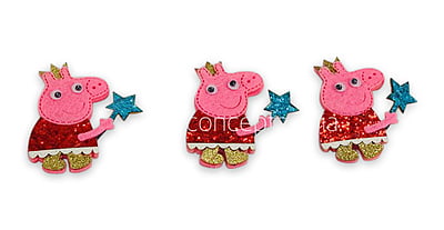 Peppa Pig Accessory - Blue, Gold & Pink