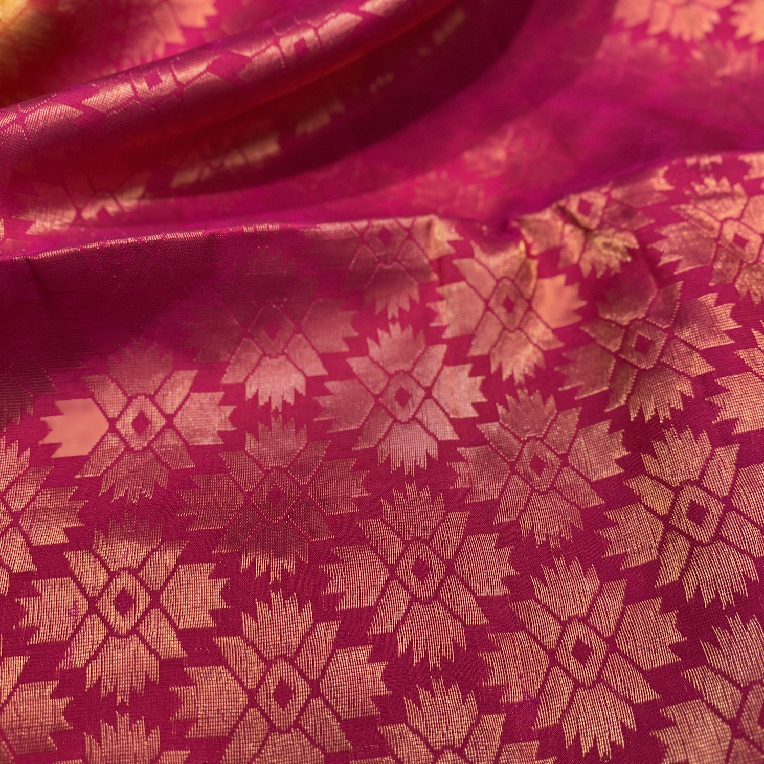 Mustard Yellow Soft Silk Saree