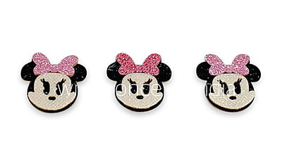 Mini Mouse Face Accessory - Gold