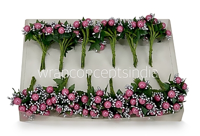 Rose Pink & Silver Pearl Pollen