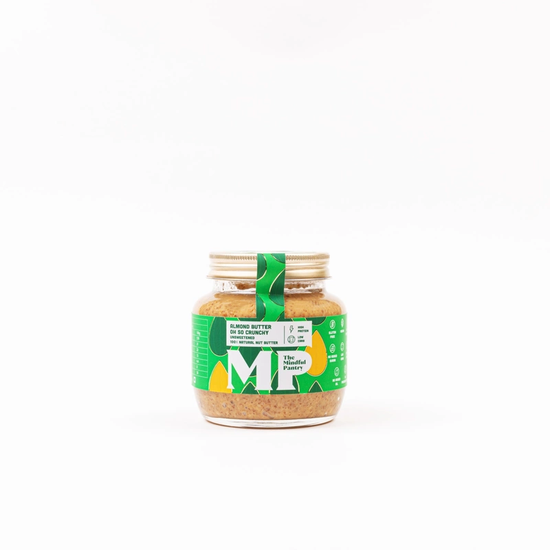Almond Butter Crunchy 275 Gms - The Mindful Pantry