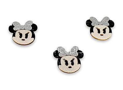 Mini Mouse Face Accessory - Gold