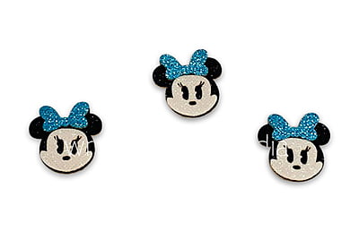 Mini Mouse Face Accessory - Gold