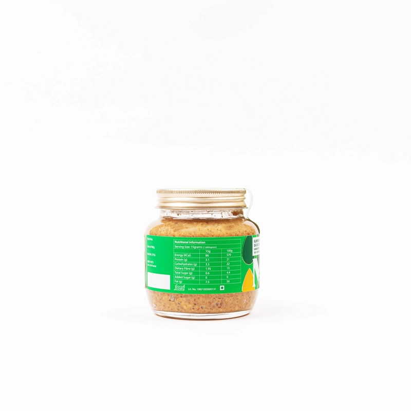 Almond Butter Crunchy 275 Gms - The Mindful Pantry