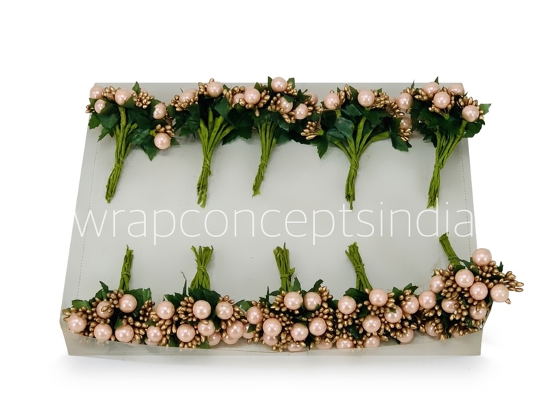 Light Peach & Gold Pearl Pollen